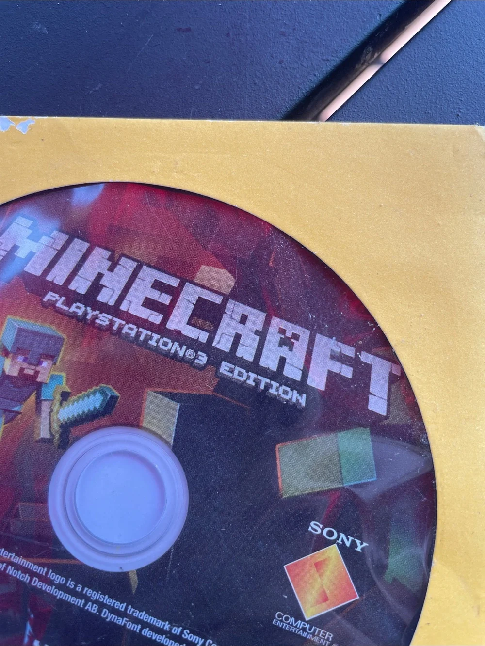 Sony Minecraft PlayStation 3 Edition Disc - Red Artwork